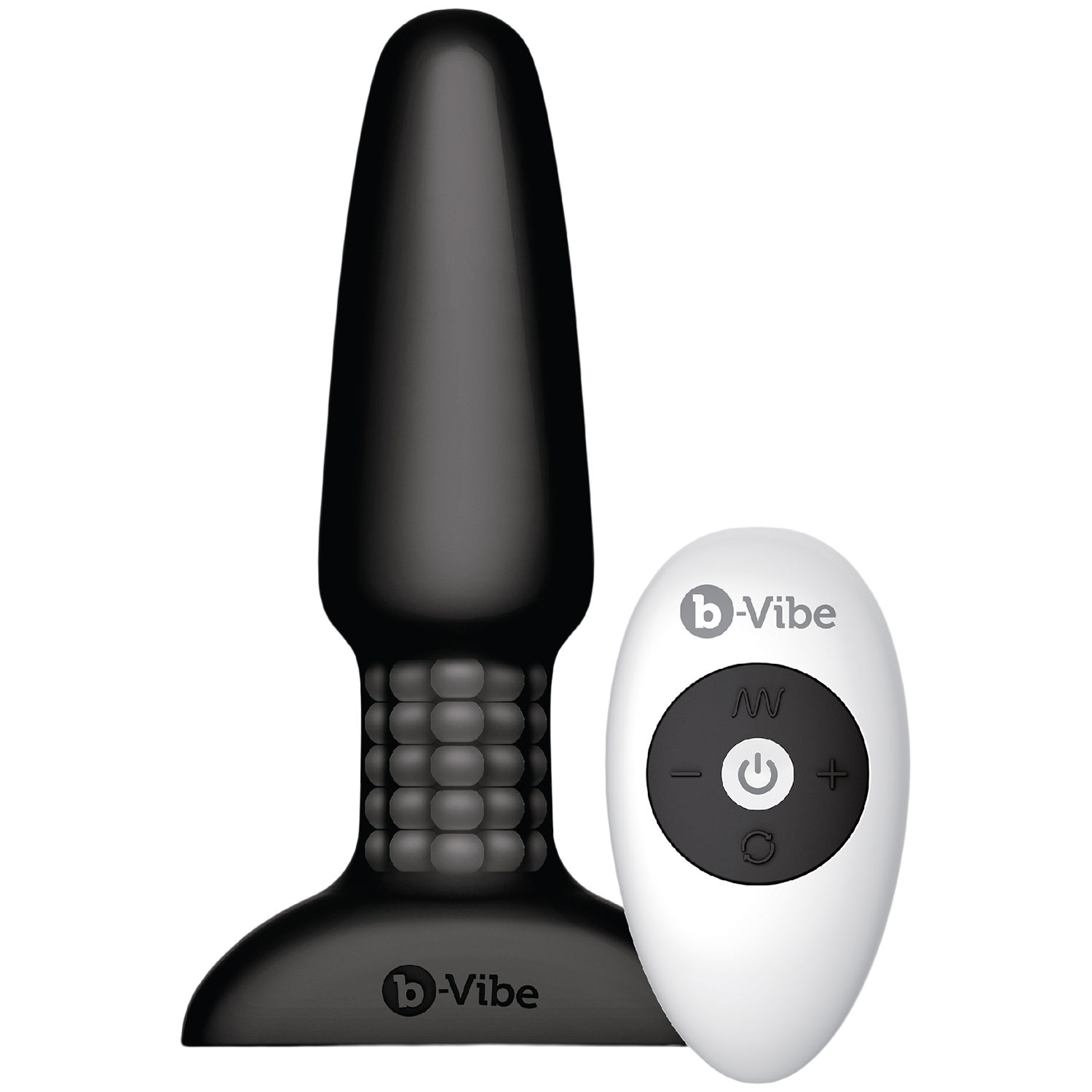 B-Vibe Remote-controlled Rimming Plug - Black