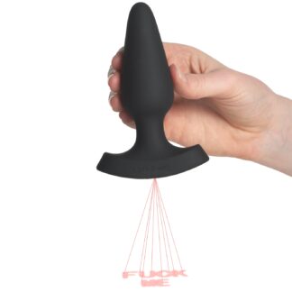 Booty Sparks Laser Series Fuck Me Medium Remote-controlled Butt Plug - Black