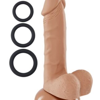 Pro Sensual Premium Silicone Dong - 6" - Caramel