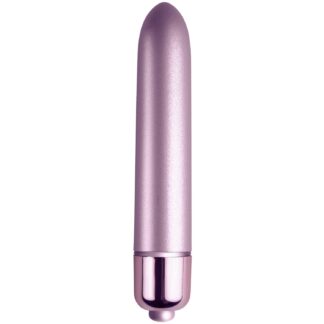 Rocks Off 90 mm Touch of Velvet Clitoral Vibrator - Purple