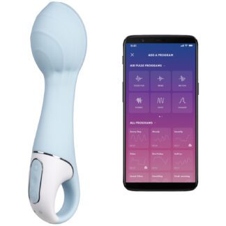Satisfyer Air Pump 5 Connect App-controlled Vibrator - Blue