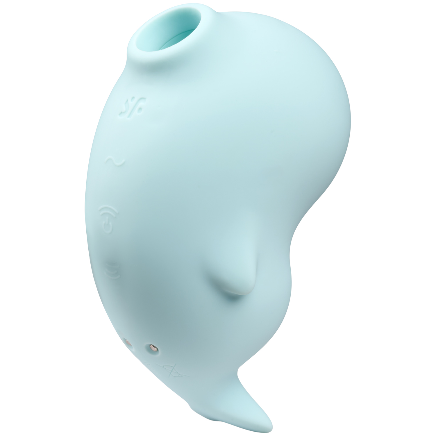 Satisfyer Sassy Seal Suction Vibrator - Blue