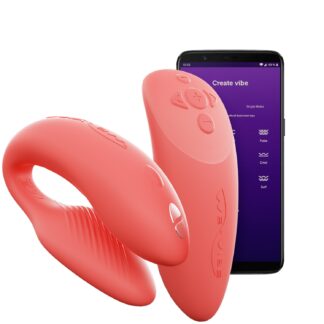 We-Vibe Chorus App and Remote Control Couple's Vibrator - Coral