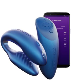 We-Vibe Chorus App and Remote Control Couple's Vibrator - Dark Blue
