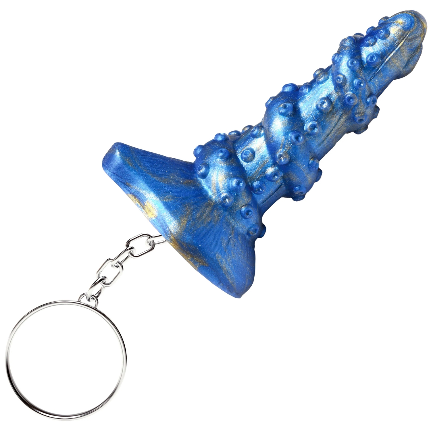Creature Cocks Lord Kraken Keychain - Dark Blue