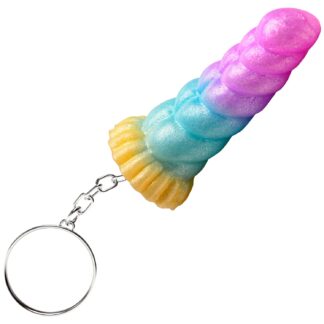 Creature Cocks Mystique Unicorn Keychain - Purple