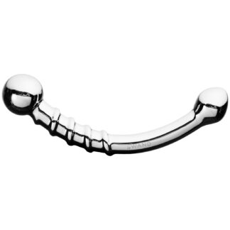 Le Wand Bow Steel Stimulator 8 Inch - Silver