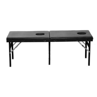 Master Series Extreme Bondage Massage Table - Black
