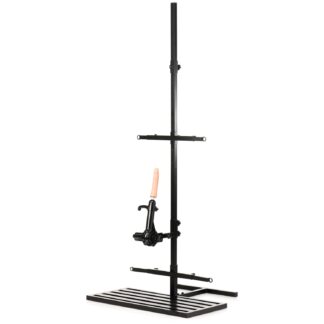 Master Series Ultimate Enforcer Forced Orgasm Tower with Sex Machine - Black