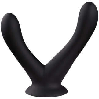 Sinful Double Joy Silicone Double Dildo - Black