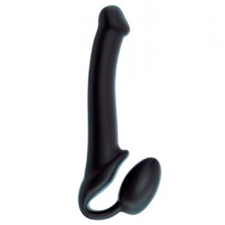 Strap-On-Me Bendable Strap-On Large 13.6 Inch - Black