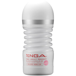 TENGA Rolling Head Cup Soft Masturbator - White