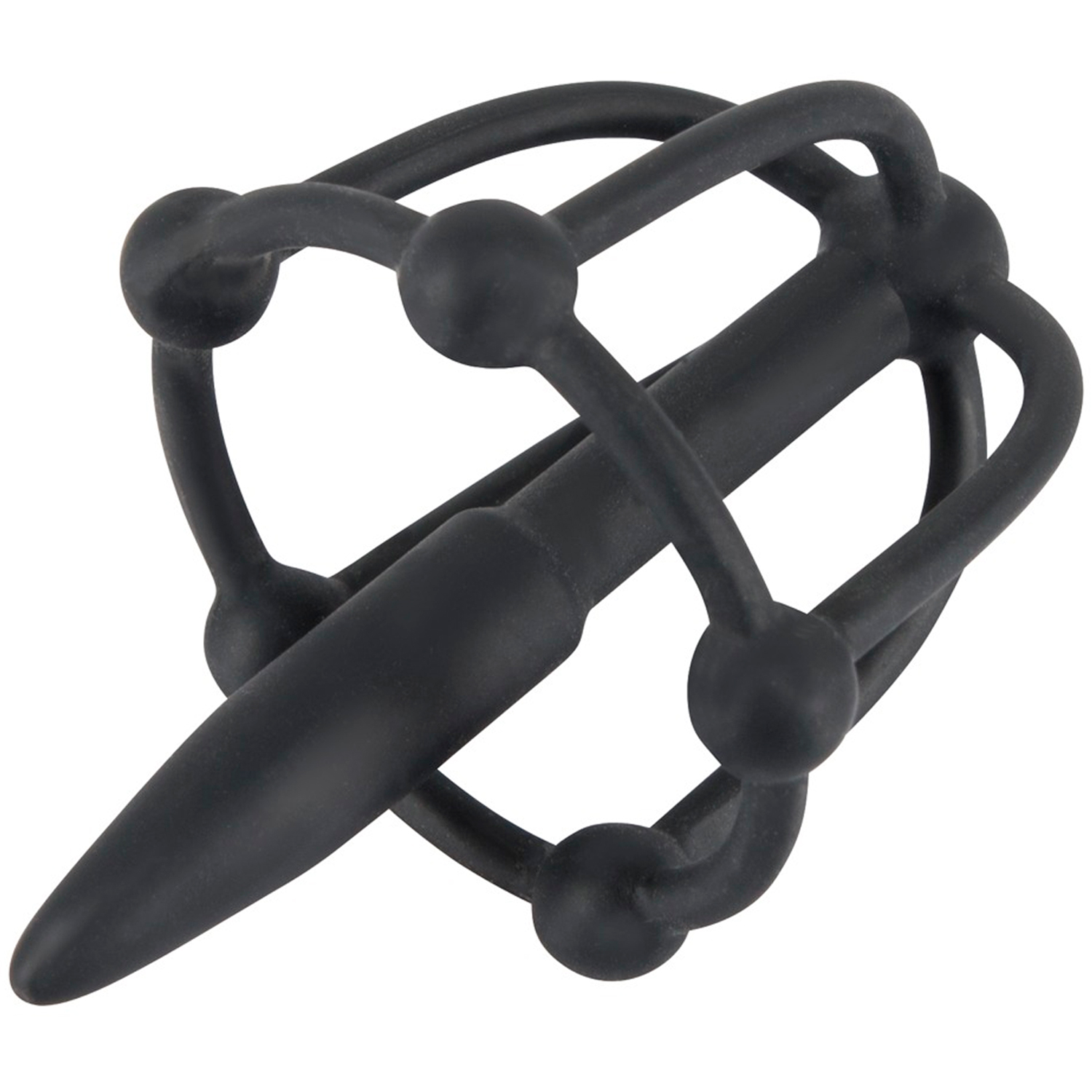 You2Toys Penis Plug with Glans Cage - Black