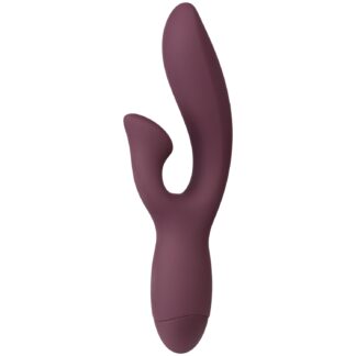 Amaysin Curvy Rechargeable Rabbit Vibrator - Bordeaux