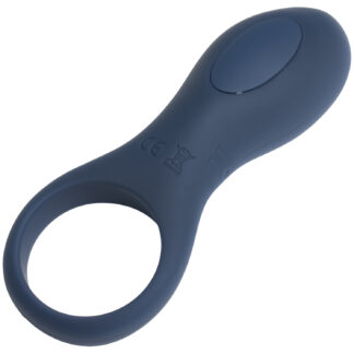 Amaysin Rechargeable Vibrating Love Ring - Dark Blue