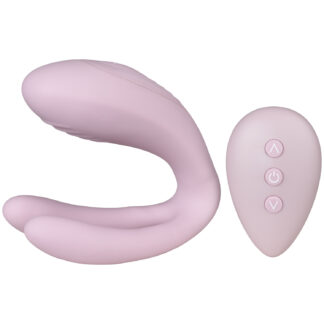 Amaysin Triple Couple's Vibrator with Remote - Rose