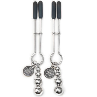 Fifty Shades of Grey The Pinch Adjustable Nipple Clamps - Silver