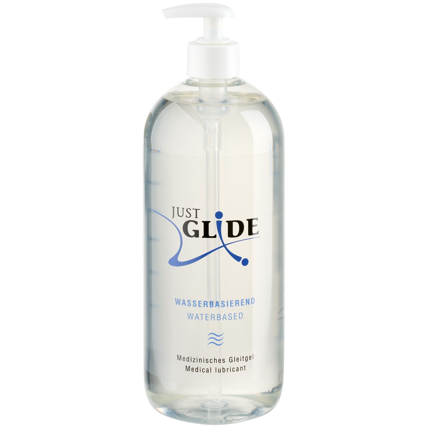 Just Glide Water Based Lubricant 1000 ml - Clear