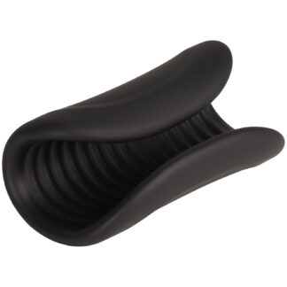 MR.MEMBR Ribbed Silicone Stroker - Black