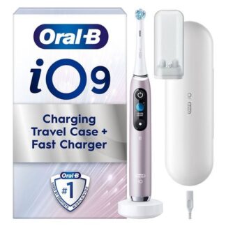 ORAL-B iO 9 Electric Toothbrush & Charging Travel Case - Rose Quartz