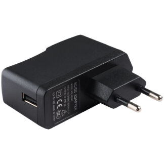 Rimba USB to EU AC Adapter - Black
