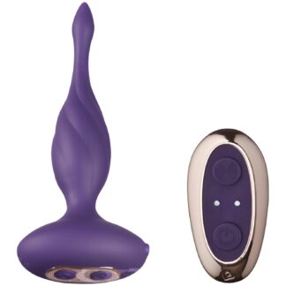 Rocks Off Petite Sensations Discover Remote-controlled Butt Plug - Purple