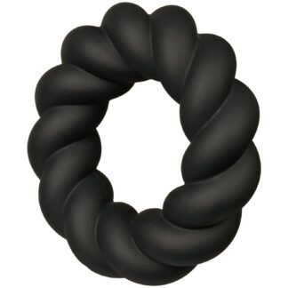 Rocks Off Twist Non-Vibrating C-Ring - Black