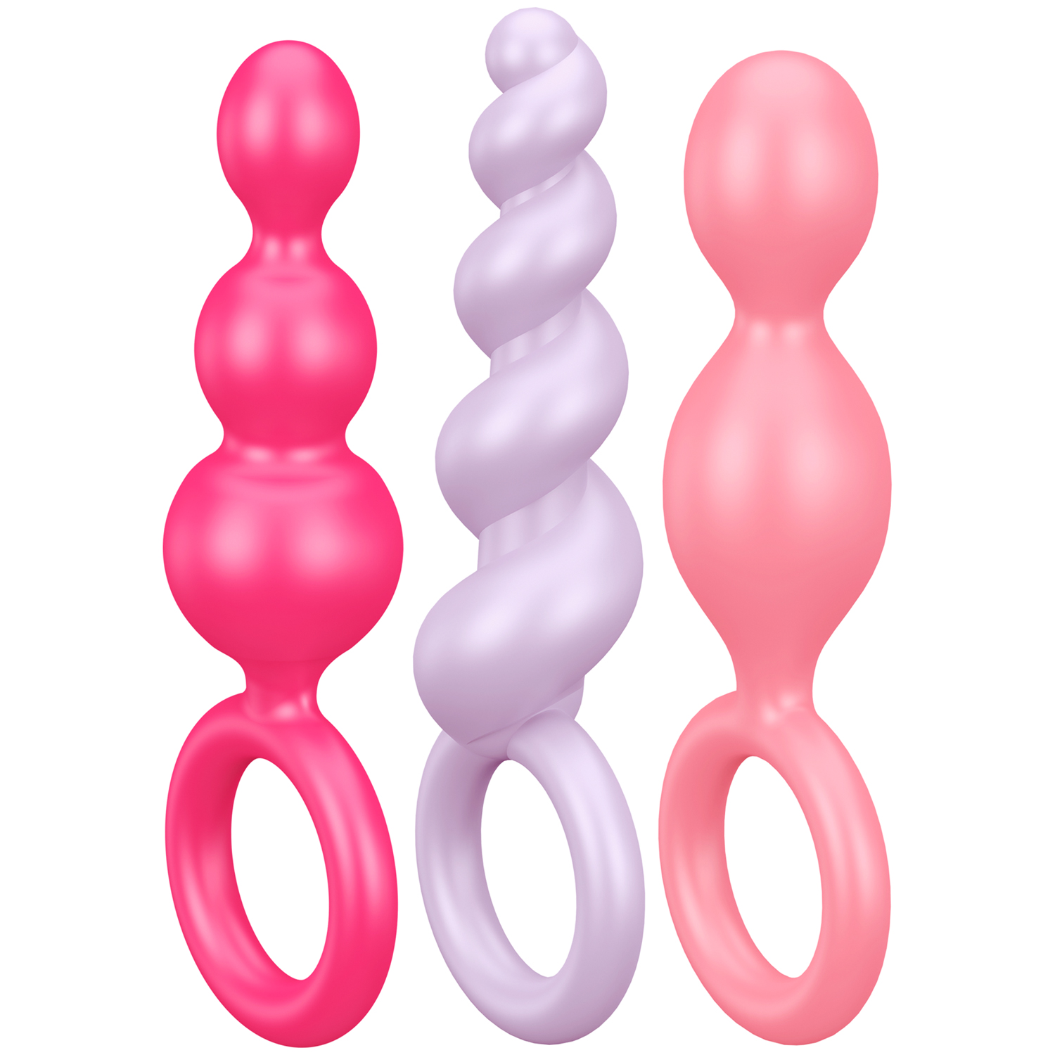 Satisfyer Booty Call Coloured Anal Plug Set - Mixed colours