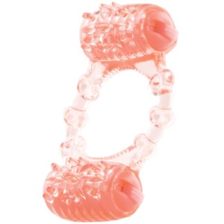 Screaming O Two-O Dual Vibrator Ring - Orange