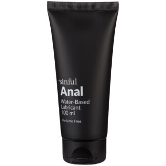 Sinful Anal Water-based Lube 100 ml - Black