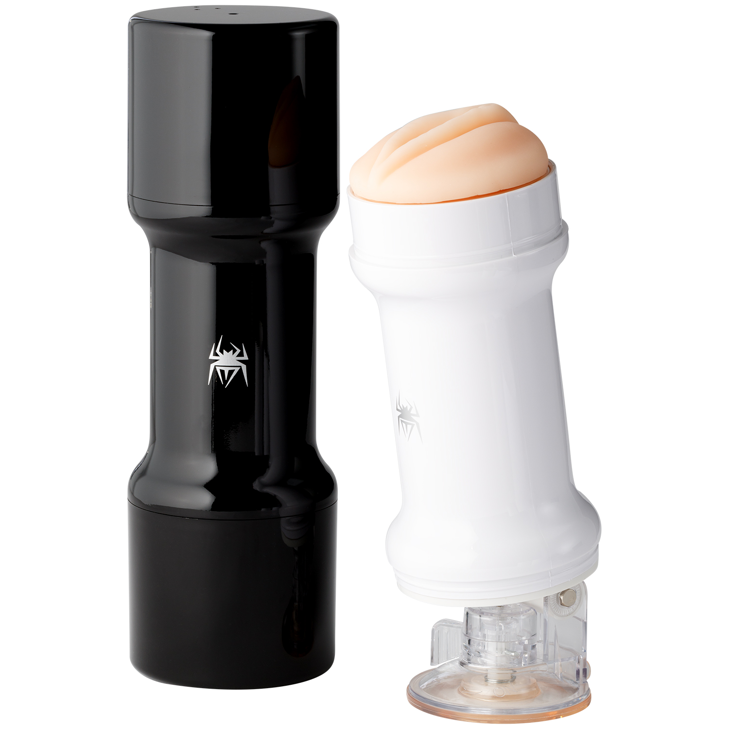 Spider Handsfree Realistic Vagina Masturbator - White