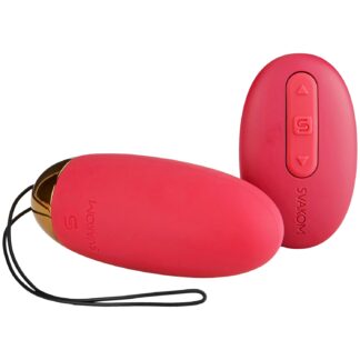 Svakom Elva Remote Control Love Egg - Coral