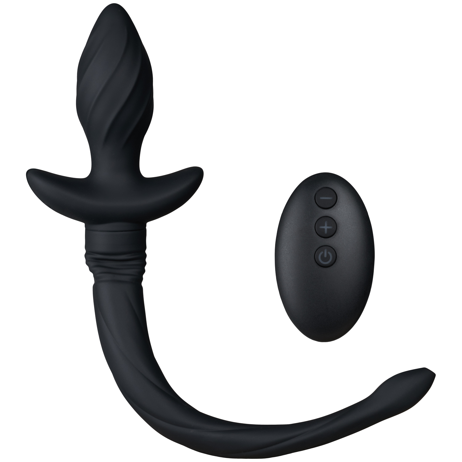 Taboom Puppy Play Wiggle Tail Buttplug - Black