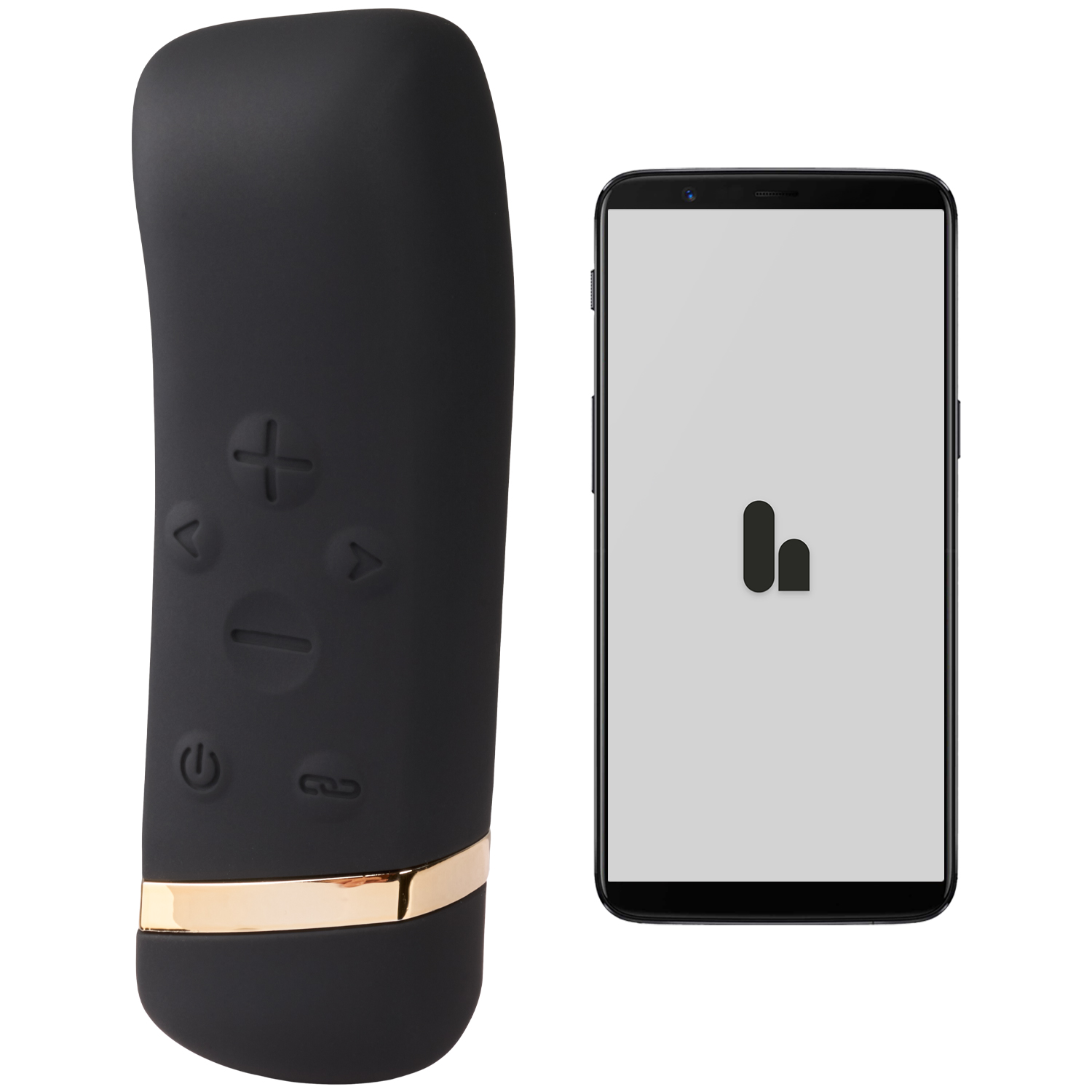The Handy Oh! Lay-On Vibrator - Black