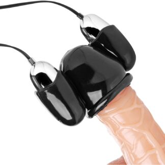 Trinity Vibes Multi Speed Vibrating Penis Teaser - Black