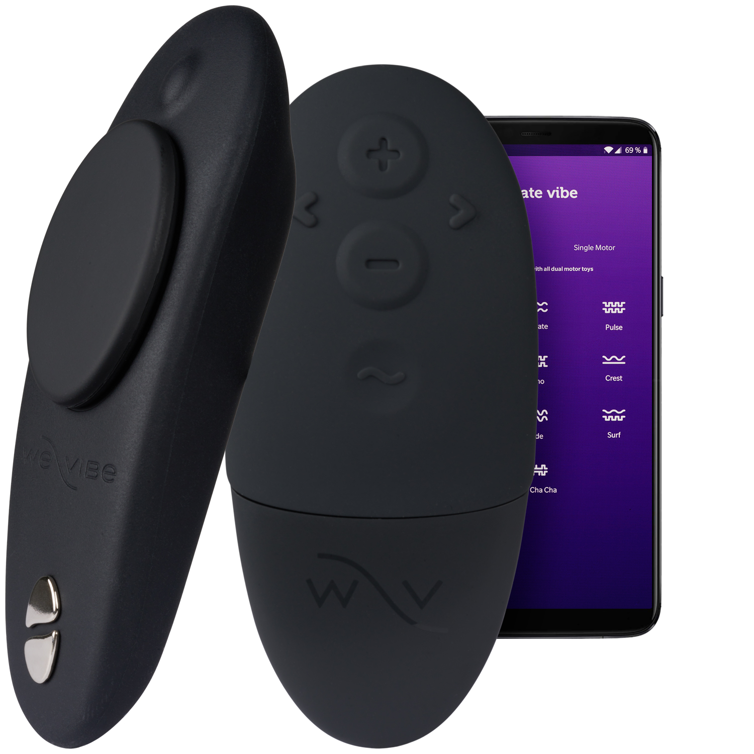 We-Vibe Moxie+ Remote-controlled Panty Vibrator - Black