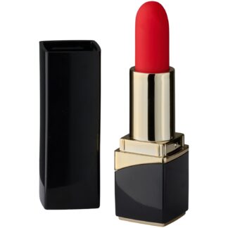 baseks Hot Red Lipstick Vibrator - 3021308 - Black