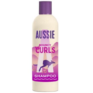 Aussie Bouncy Curls Shampoo 300Ml. Sulphate-Free & Vegan. Moisture For Waves, Curls, Coils