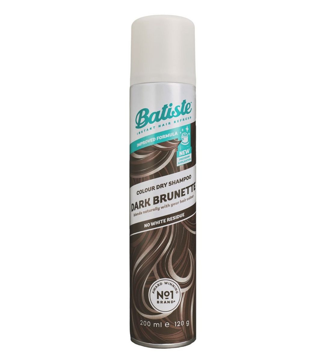 Batiste Dry Shampoo Dark Brunette Colour, Instantly Refreshes And Removes Oil200 ml, 200ml