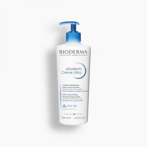 Bioderma Atoderm Cream Ultra Moisturiser for Dry Skin 500ml