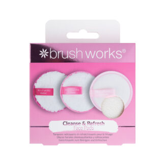 Brushworks Cleanse & Refresh Face Pads 3 Pack