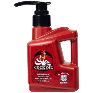 COCK OIL Water-based Lube Bottle 296 ml - Clear
