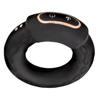 Cock Power Heat-Up Cock Ring - Black