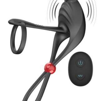 Cock Power Remote Control Cock Ring and Ball Cinch