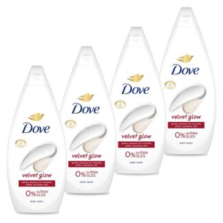 Dove Essentials Velvet Glow Body Wash 720Ml X4 Bundle