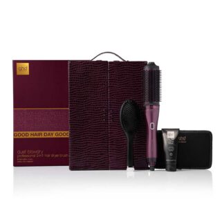GHD Duet Blowdry Hairdryer Brush Gift Set In Cherry Chic
