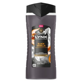 Lynx Fine Fragrance Black Vanilla Premium Body Wash 400ml