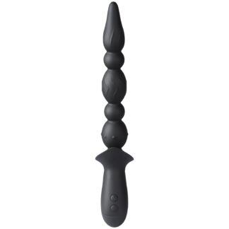 Obaie Triple-motor Rechargeable Anal Beads - Black