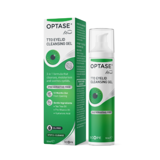 Optase Tea Tree Oil Eyelid Cleansing Gel Preservative Free - 50ml
