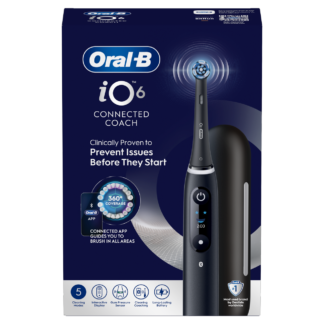 Oral-B iO6 Ultimate Clean Electric Toothbrush Black Lava